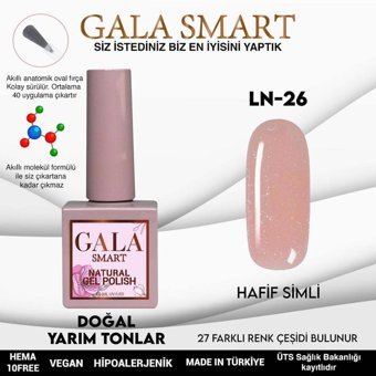 Gala Smart 26 Pembe Parlak Kalıcı Oje