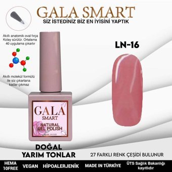 Gala Smart LN 16 Pembe Parlak Kalıcı Oje
