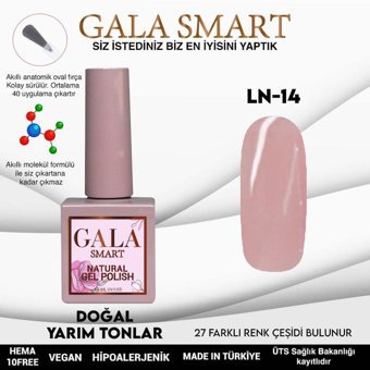 Gala Smart 14 Pembe Parlak Kalıcı Oje