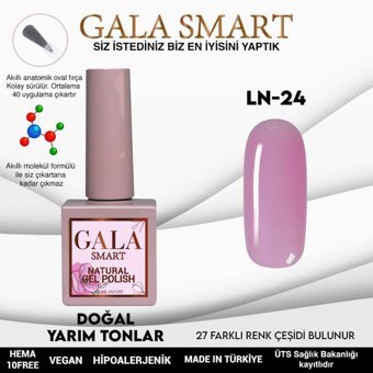 Gala Smart LN 24 Pembe Parlak Kalıcı Oje