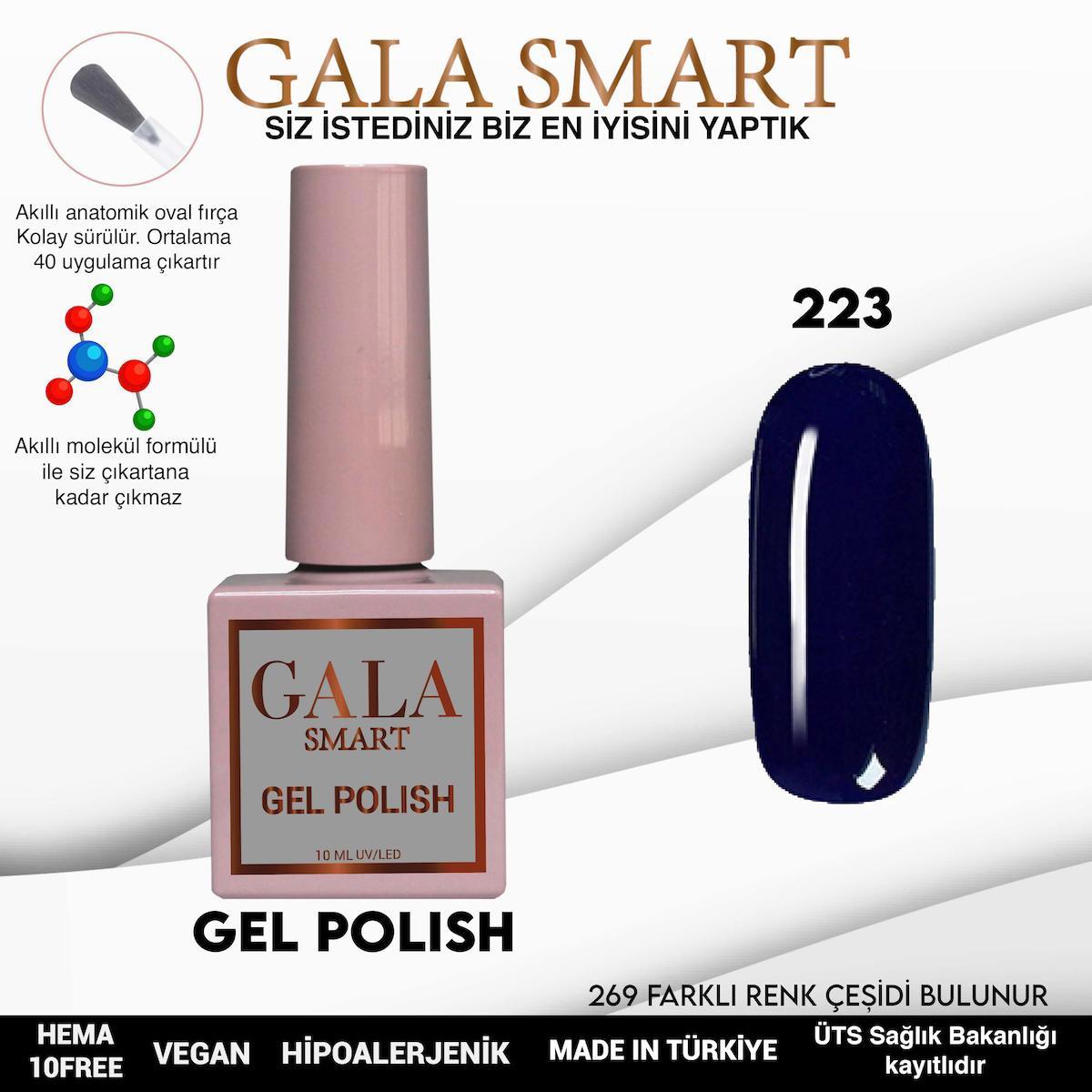 Gala Smart 223 Lacivert Parlak Kalıcı Oje