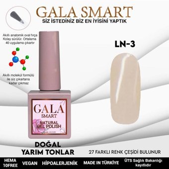 Gala Smart LN 03 Krem Kalıcı Oje