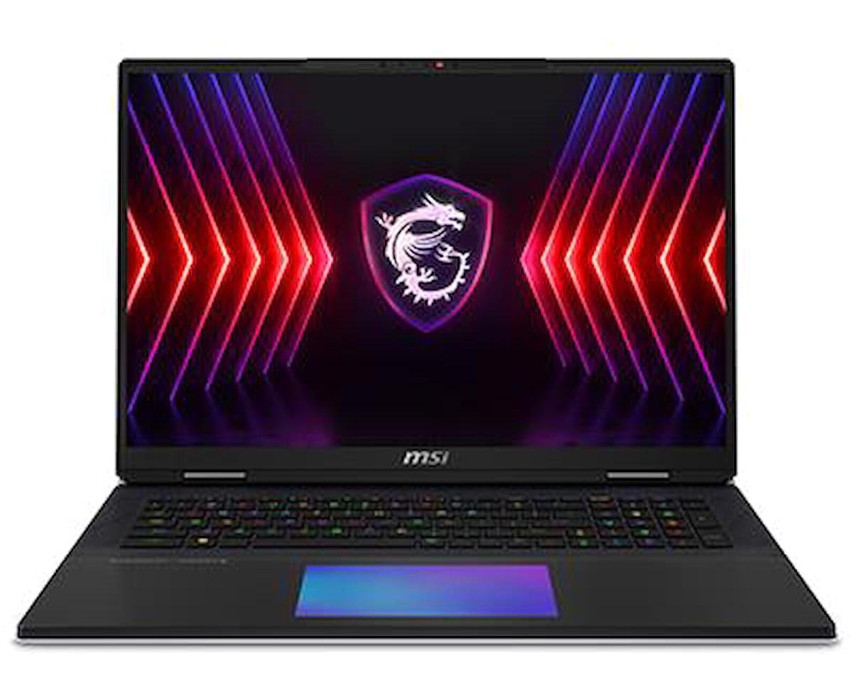 MSI Nb Titan 18 HX A14VIG-067TR GeForce RTX 4090 Intel Core i9-14900HX 128 GB Ram 4 TB SSD 18 inç UHD+ Windows 11 Pro Laptop