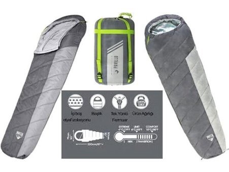 Bestway Pavillo Hiberhide -4 Derece Uyku Tulumu Gri