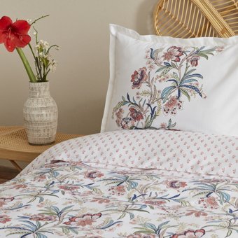 Karaca Home İndra %100 Pamuk Tek Kişilik Nevresim Takımı Somon