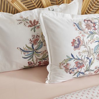Karaca Home İndra %100 Pamuk Tek Kişilik Nevresim Takımı Somon