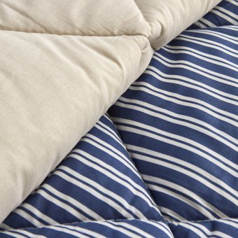 Nautica Home Maritime Stripe Tek Kişilik Comfort Set Blue