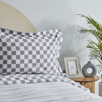 Karaca Home Cordova Antrasit %100 Pamuk Tek Kişilik Nevresim Takımı