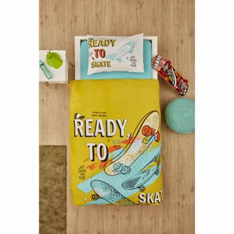 Karaca Home Young Skateboard %100 Pamuk Tek Kişilik Nevresim Takımı Fitted