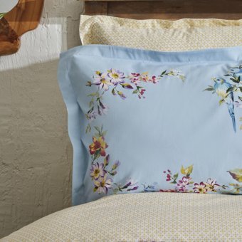 Karaca Home Jolie %100 Pamuk Tek Kişilik Nevresim Takımı Mavi