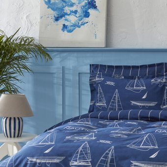 Nautica Home Marine Life %100 Pamuk Tek Kişilik Nevresim Takımı