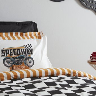 Karaca Home Young Speed Way %100 Pamuk Tek Kişilik Fitted Nevresim Takımı