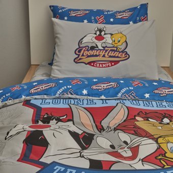 Karaca Home Looney Tunes Team Champs %100 Pamuk Tek Kişilik Nevresim Takımı