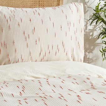 Karaca Home Lotus %100 Pamuk Tek Kişilik Nevresim Takımı Terracota