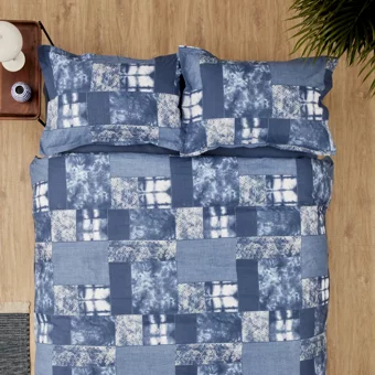 Karaca Home Denim Patch Tek Kişilik Nevresim Takımı Mavi