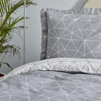 Karaca Home Colby %100 Pamuk Tek Kişilik Nevresim Takımı Gri
