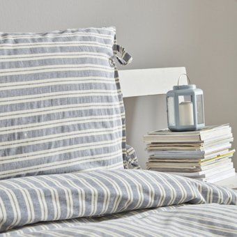 Karaca Home Denim Striped Tek Kişilik Nevresim Takımı