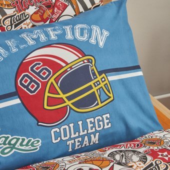Karaca Home Young College Team %100 Pamuk Tek Kişilik Fitted Nevresim Takımı