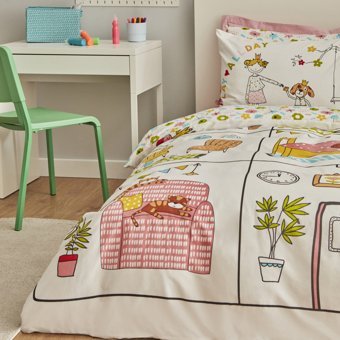 Karaca Home Young Play Home %100 Pamuk Tek Kişilik Fitted Nevresim Takımı