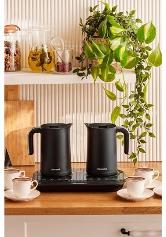 Homend Pottoman Plus 1888H 2 Hazneli 12 Fincan 1000 W Türk Kahvesi Makinesi