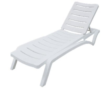 Mandella Monoblok Plastik Şezlong