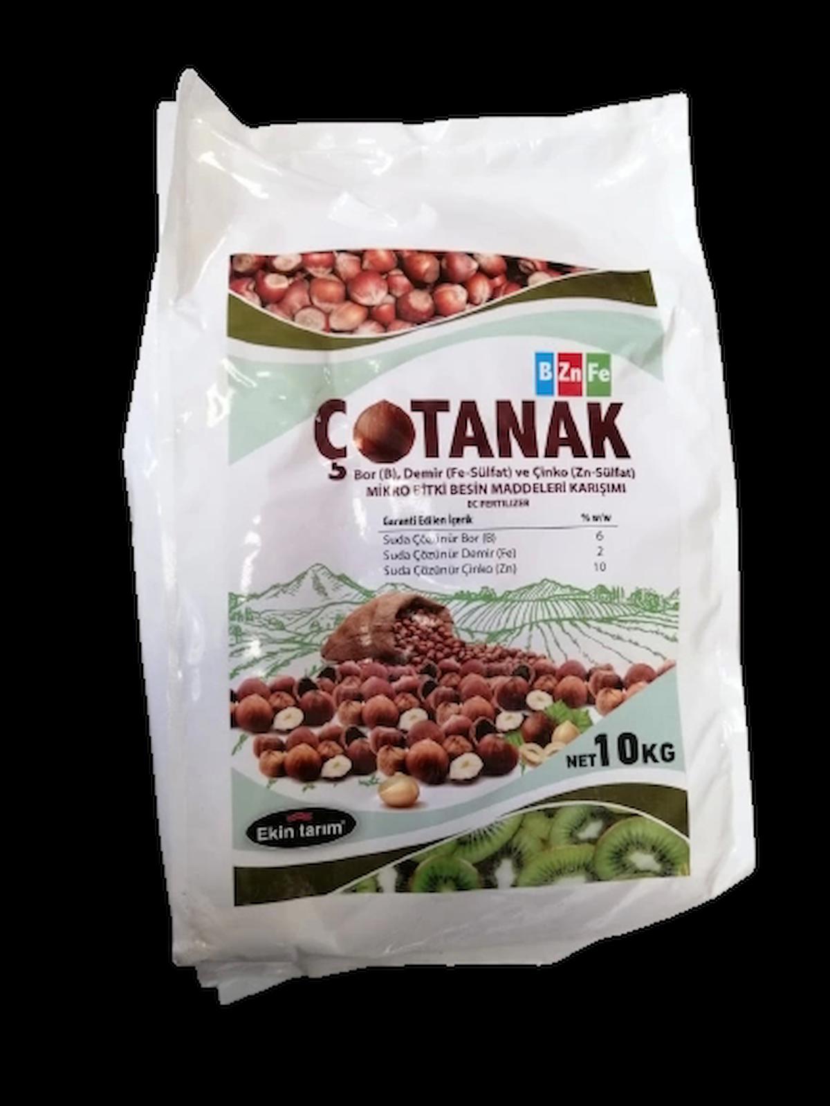 Çotanak Bor-Çinko-Demir Meyve ve Sebze Organik Toprak Katı Gübre 10 kg
