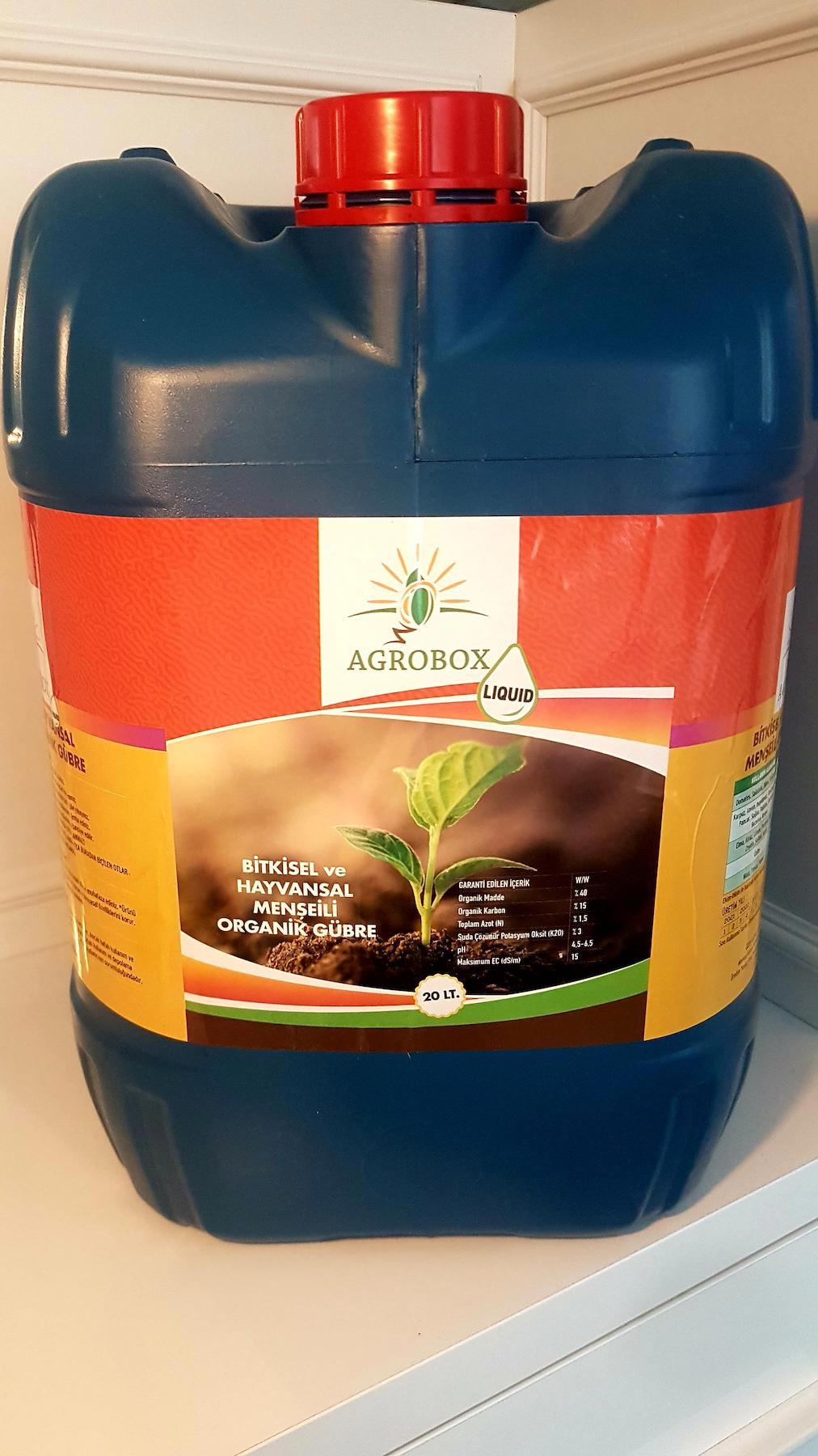 Agrobox-Liquid Organik Karbon Organik Toprak Sıvı Gübre 20 kg