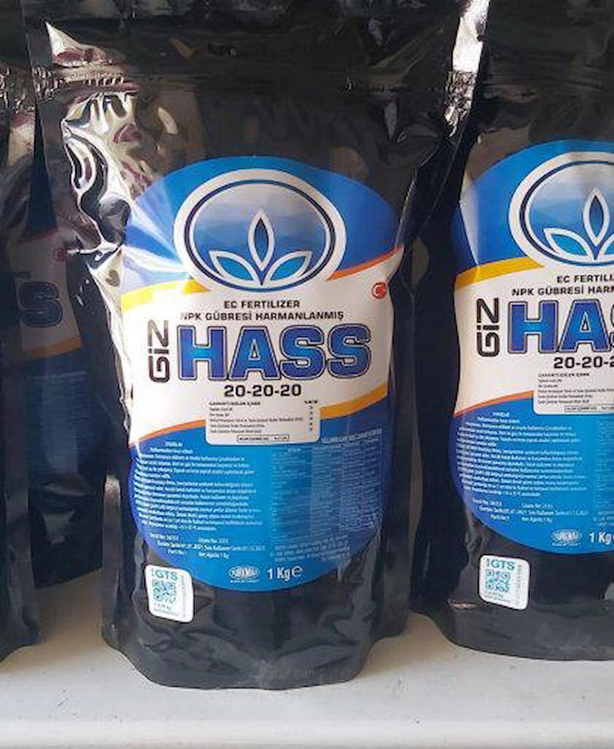 Giz NPK Gübre 20 20 20 Harmanlanmış Toprak Katı Gübre 1 kg