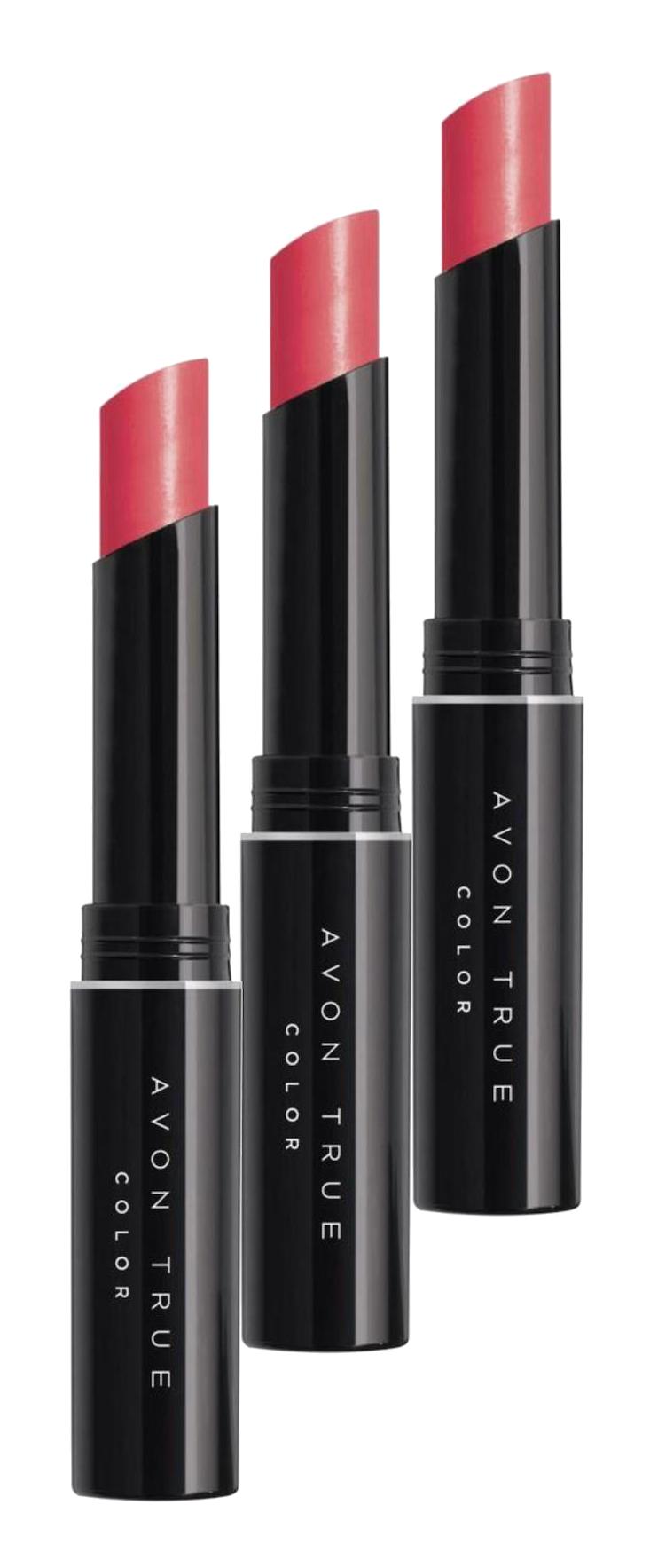 Avon Ultra Beauty Frisky Pembe Kalıcı Mat Krem Lipstick Ruj 3'lü