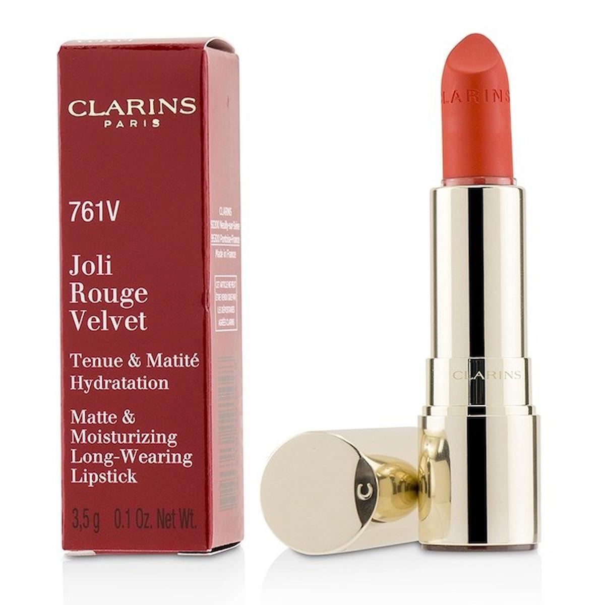 Clarins 761V Spicy Chili Kalıcı Kadife Krem Lipstick Ruj