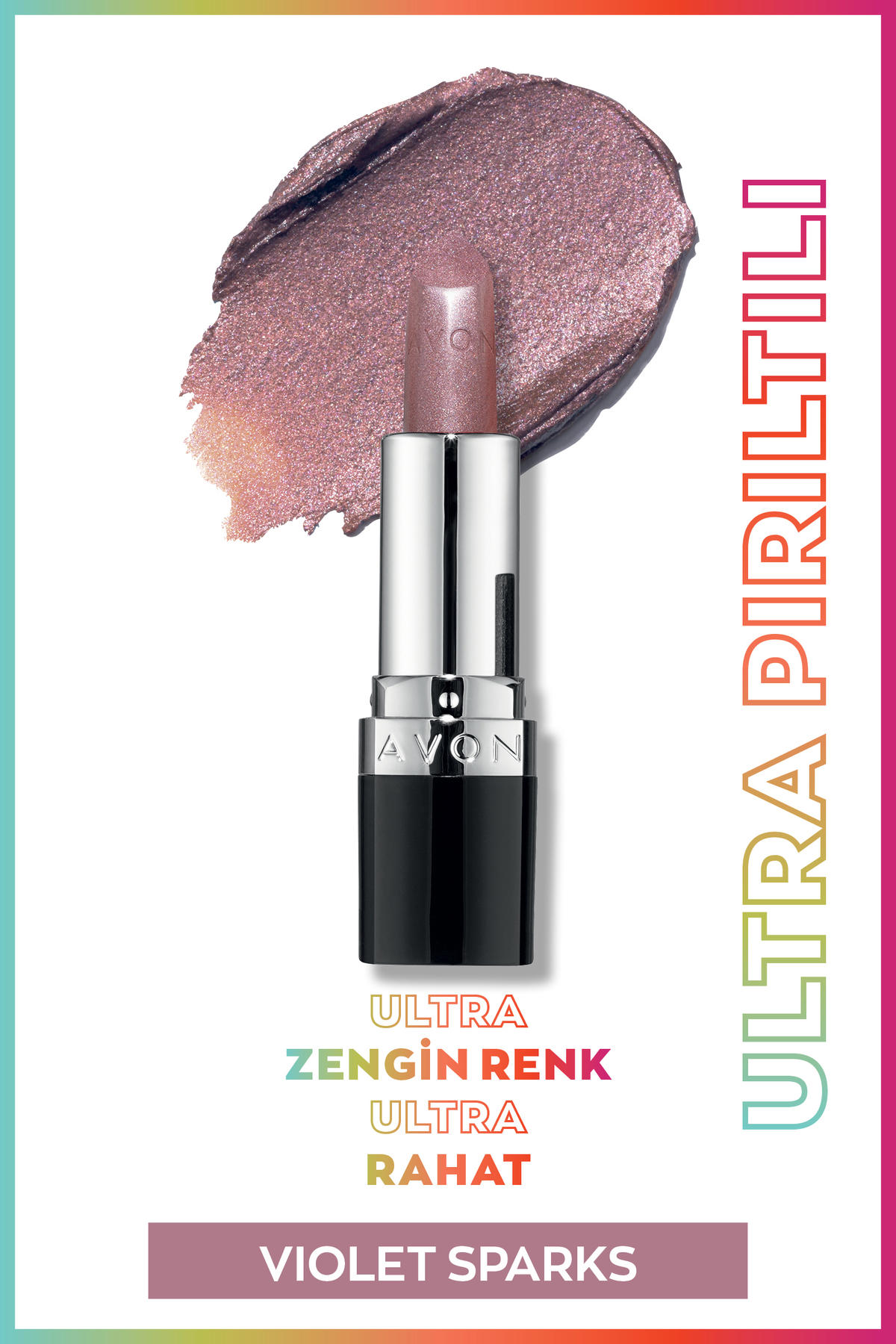 Avon Violet Sparks Işıltılı Krem Lipstick Ruj