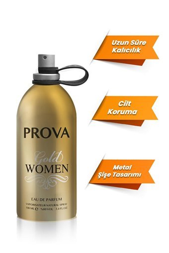 Prova Gold Women EDP Çiçeksi Kadın Parfüm 100 ml