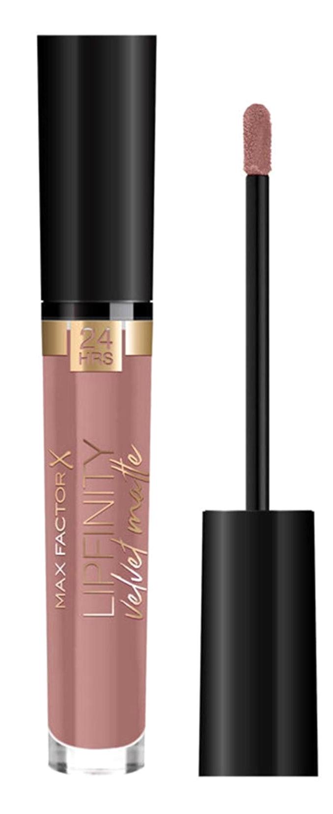 Max Factor 035 Elegant Brown Mat Likit Fırçalı Ruj