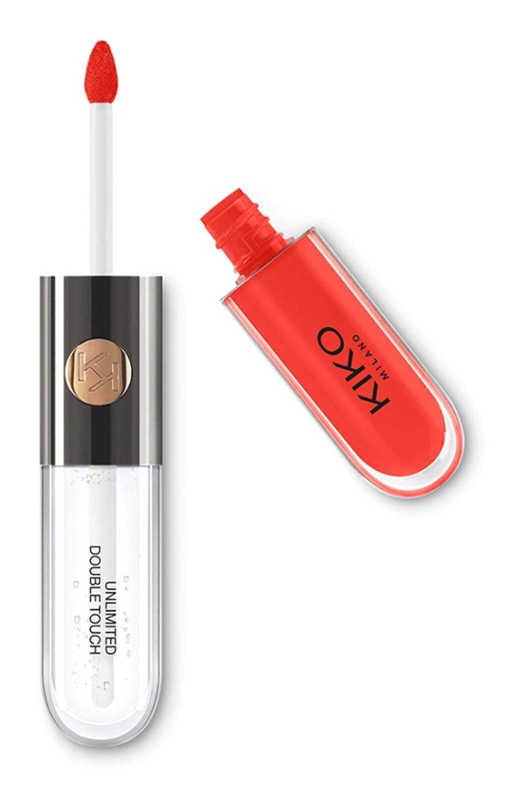 Kiko Milano 114 Orange Red Kalıcı Işıltılı - Parlak Likit Fırçalı Ruj