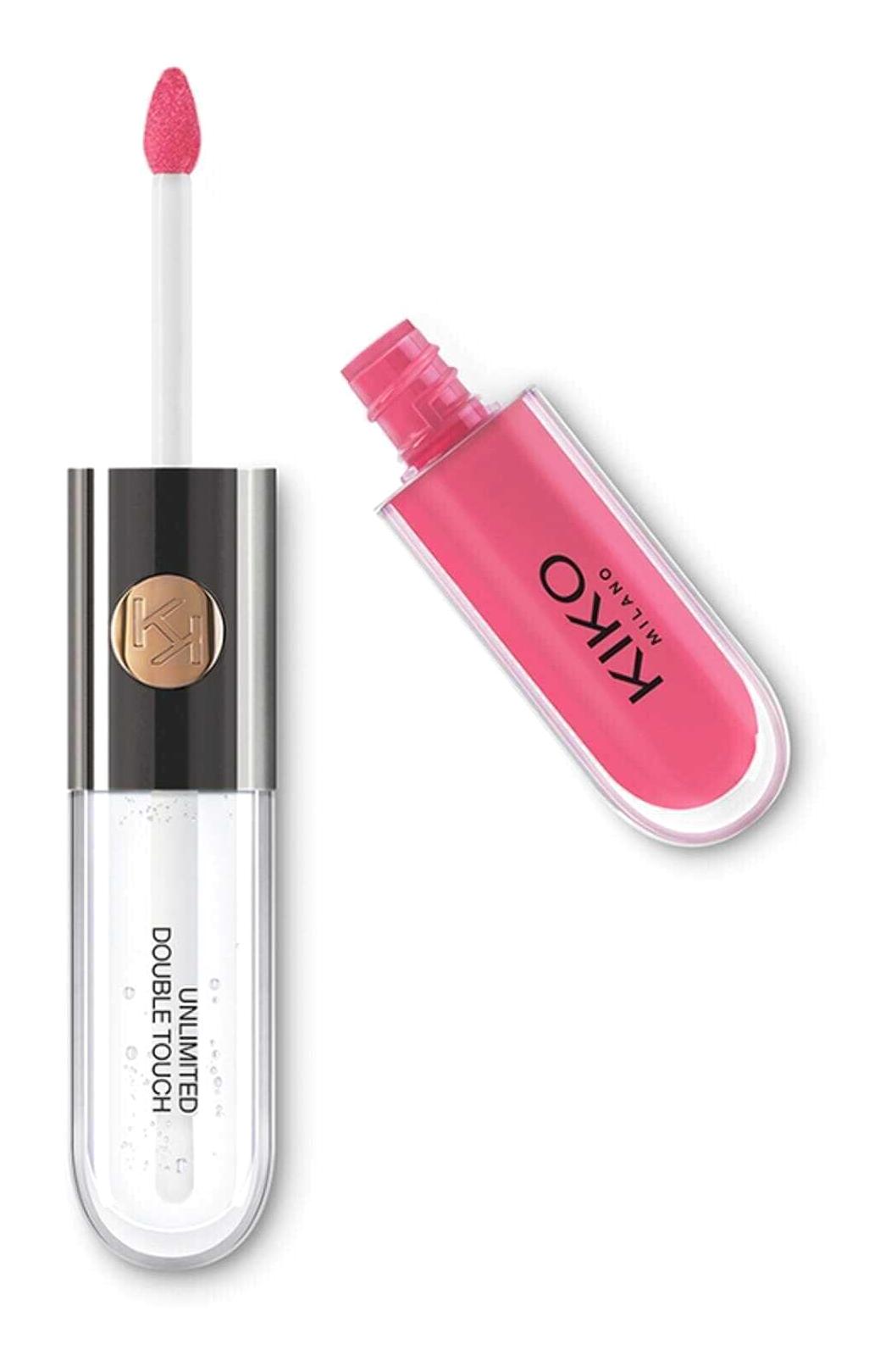 Kiko Milano 111 Satin Pink Camellia Kalıcı Işıltılı - Parlak Likit Fırçalı Ruj