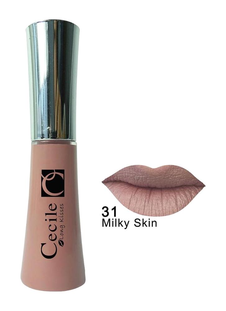 Cecile 31 Milky Skin Kalıcı Mat Likit Fırçalı Ruj