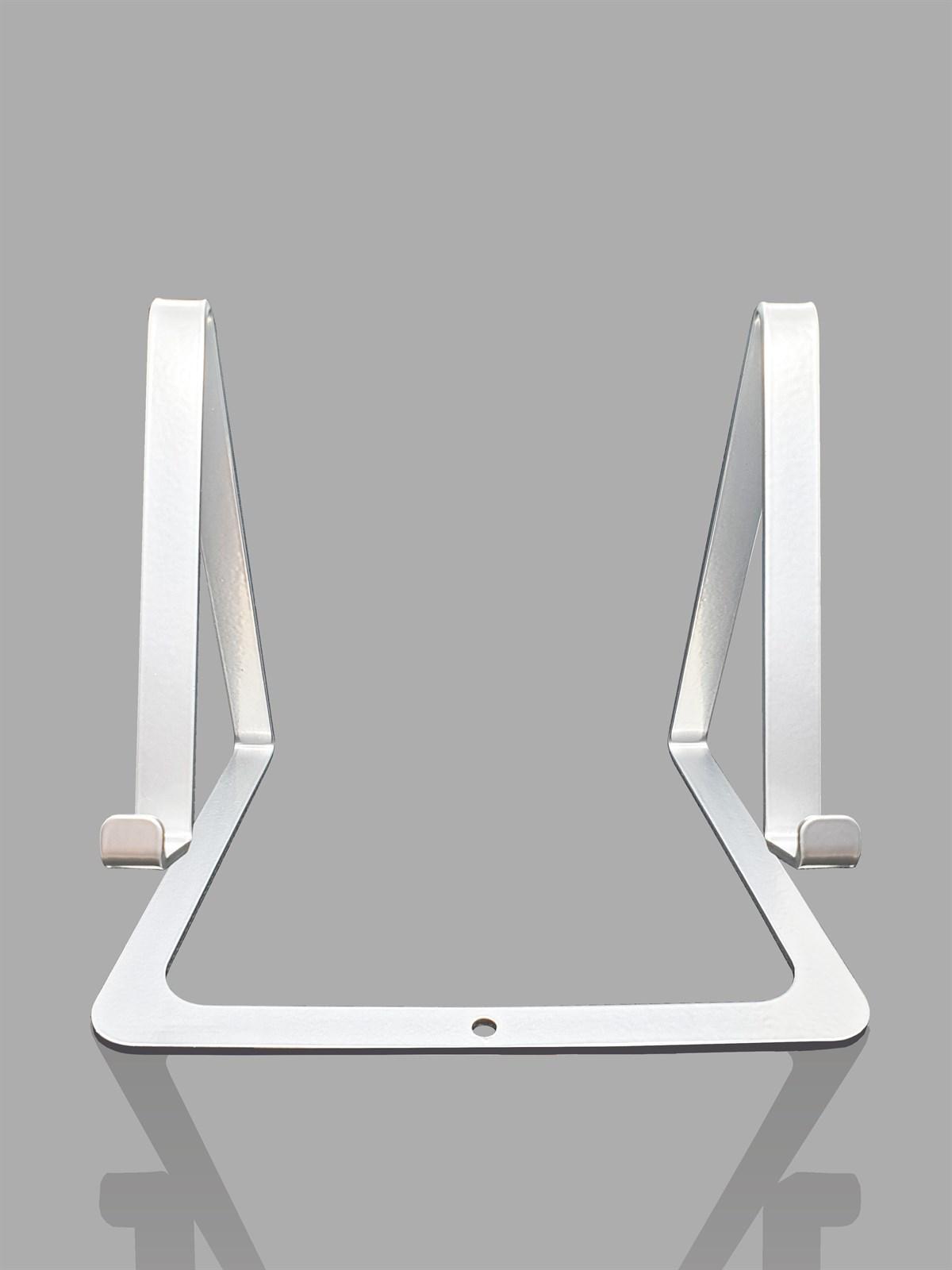 Metal Designer 2 Ayaklı Masa Tablet Standı Gümüş