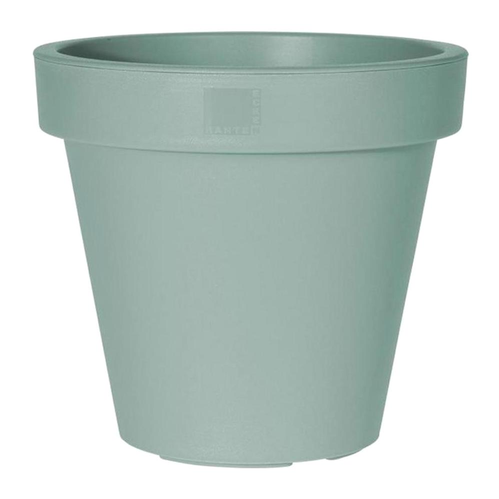 Via Gardenia Namook 50 cm Plastik Yuvarlak Saksı Yeşil