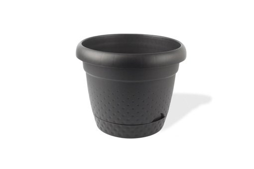 Karasu İnci Plastik 8.8 lt Yuvarlak Saksı Antrasit