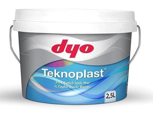 Dyo Teknoplast Su Bazlı Mat İç Cephe Boyası 2.5 lt