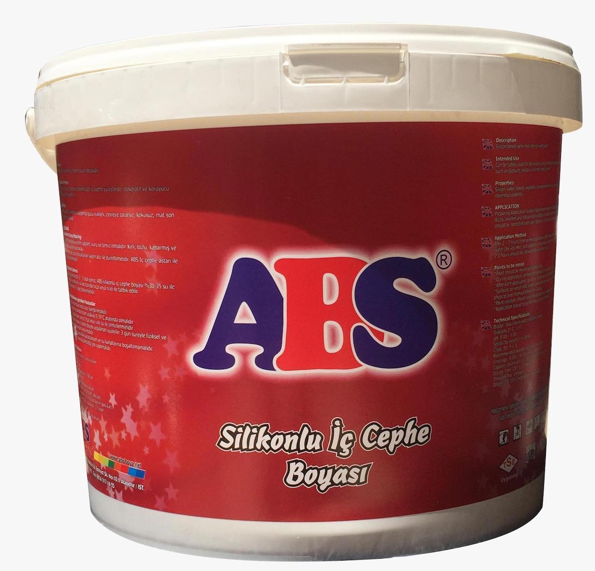 Abs Silikonlu Mat İç Cephe Boyası 7.5 lt Marjinal Gri