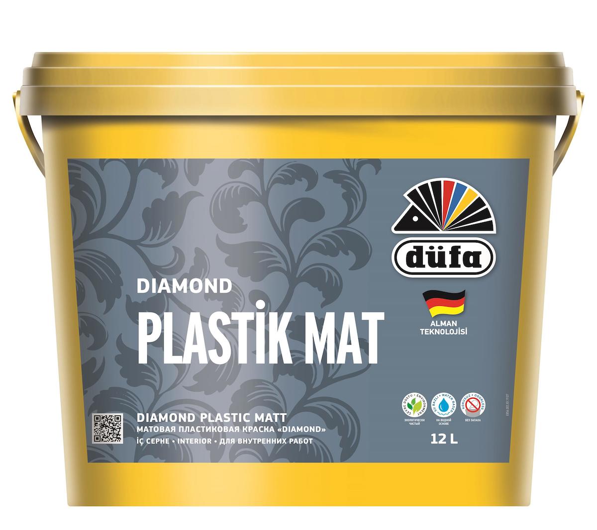 Düfa Diamond Plastik Mat İç Cephe Boyası 6 lt Beyaz