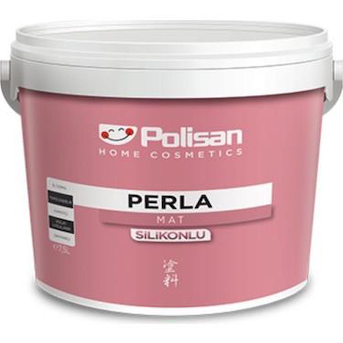 Polisan Perla Silikonlu Mat İç Cephe Boyası 2.5 lt Beyaz