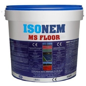 Isonem Ms Floor Asfalt 7016 Su Bazlı Dış Cephe Boyası 18 kg Antrasit Gri