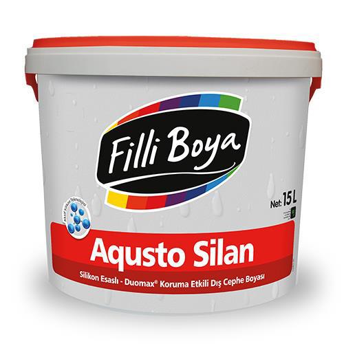 Filli Boya Aqusto Silan Silikonlu Dış Cephe Boyası 15 lt Beyaz