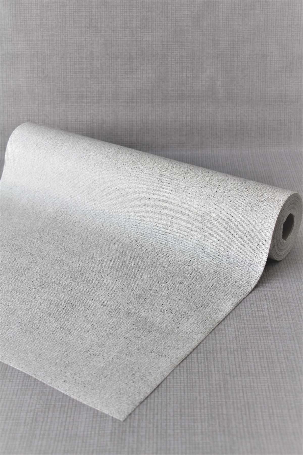 Dede Ev Tekstil Plastik 50 x 1500 cm Dertsiz Dikdörtgen Masa Örtüsü Gri