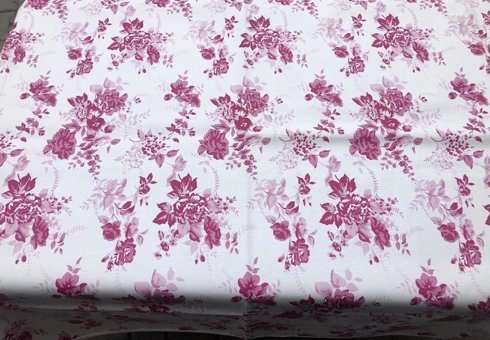 Varta 200 x 140 cm Dikdörtgen Masa Örtüsü Bej-Mürdüm