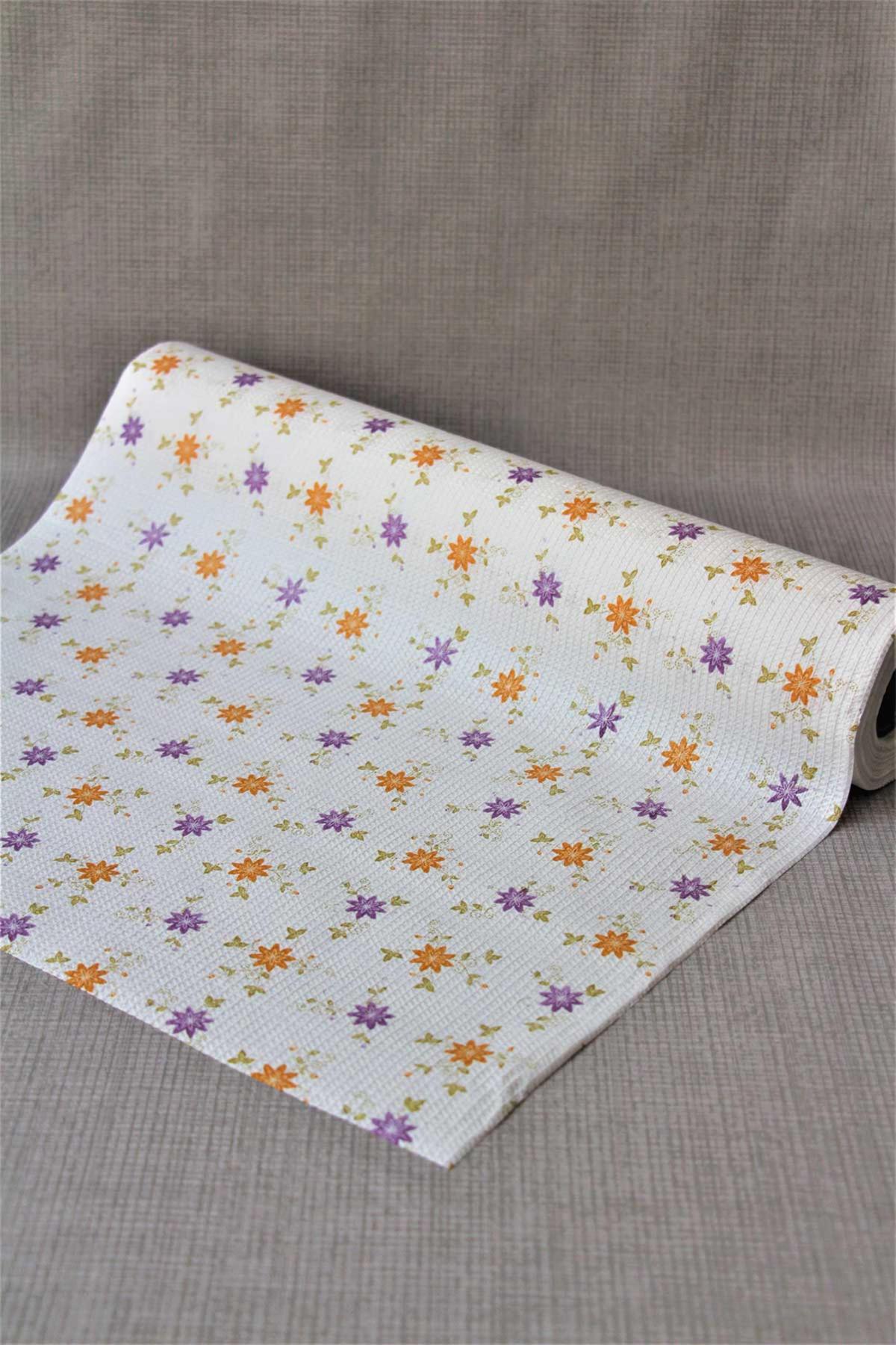 Dede Ev Tekstil Polyester 50 x 1500 cm Dertsiz Dikdörtgen Masa Örtüsü Çok Renkli