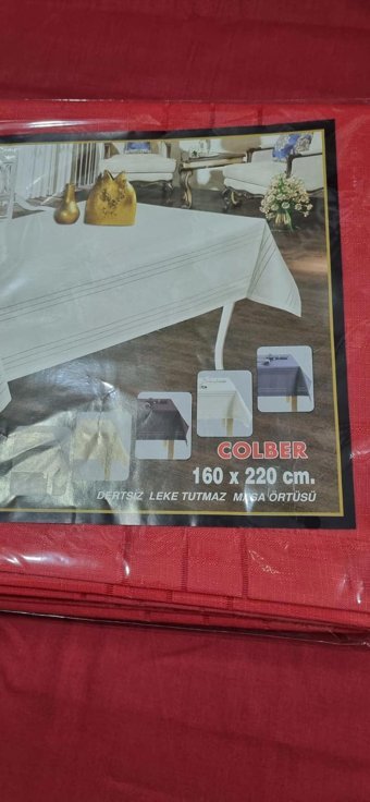 Jumbo 160 x 220 cm Masa Örtüsü Krem
