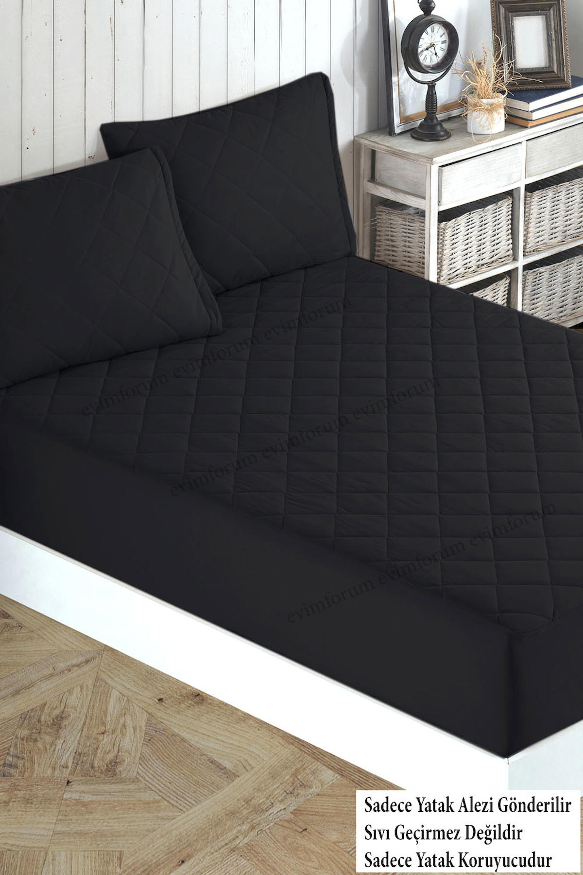 Formeya Kapitone 10 Ebat Microfiber Lastikli 100 x 200 cm Alez